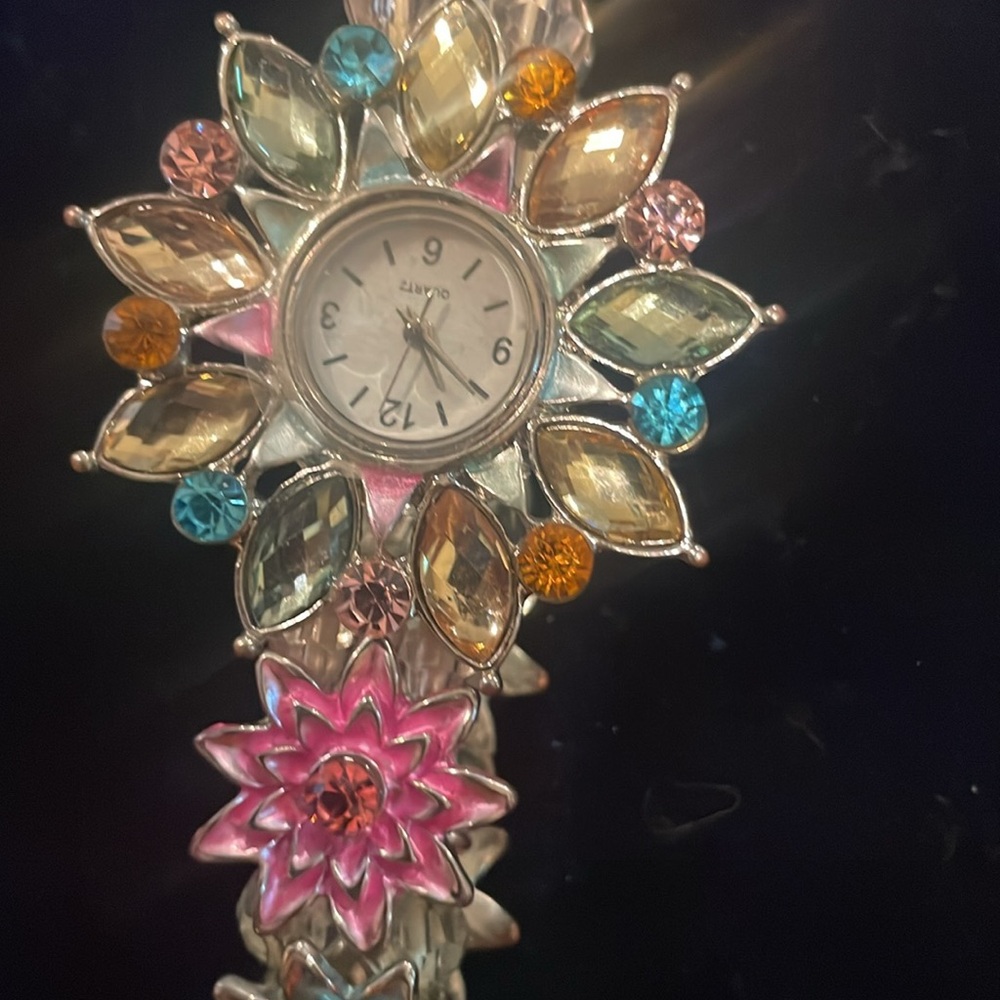 Beautiful flower watch